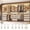 White Oak, variant on Homieasy 3-Piece L-Shaped Walk-in Closet Organizer System, 138.5" Wood Closet Tower with 12 Drawers & 4 Expandable Hanging Rods, Customizable Wardrobe Storage Set for Bedroom, Apartment,Gray Oak