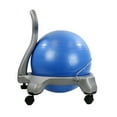 thumbnail image 2 of CanDo Child Plastic Mobile Ball Chair with Back without Arms, 2 of 4