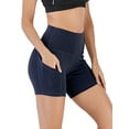 thumbnail image 6 of FUTATA Bike Shorts For Women High Waist Running Workout Shorts Tummy Control Yoga Athletic Training Sports Golf Shorts,Black/Purple/Red/Green/Navy, 6 of 6