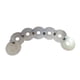 thumbnail image 5 of Cadena de efectos de sonido de platillos Sizzle Chain, reemplazo de metal para kit de batería Crashes. Bucle grande, 5 of 9