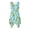 Cartoon Banana Print with Blue & White Striped Background, variant on Western Desert Pattern Asymmetric Sundress, Side Pockets Sleeveless Sundress with Round Neck Pleated for Beach Vacation