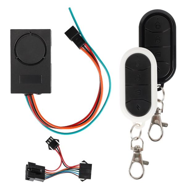 Alarma por vibración Dispositivo antirrobo para patinete eléctrico, alarma de vibración, resistente Tomshoo Alarma por vibración