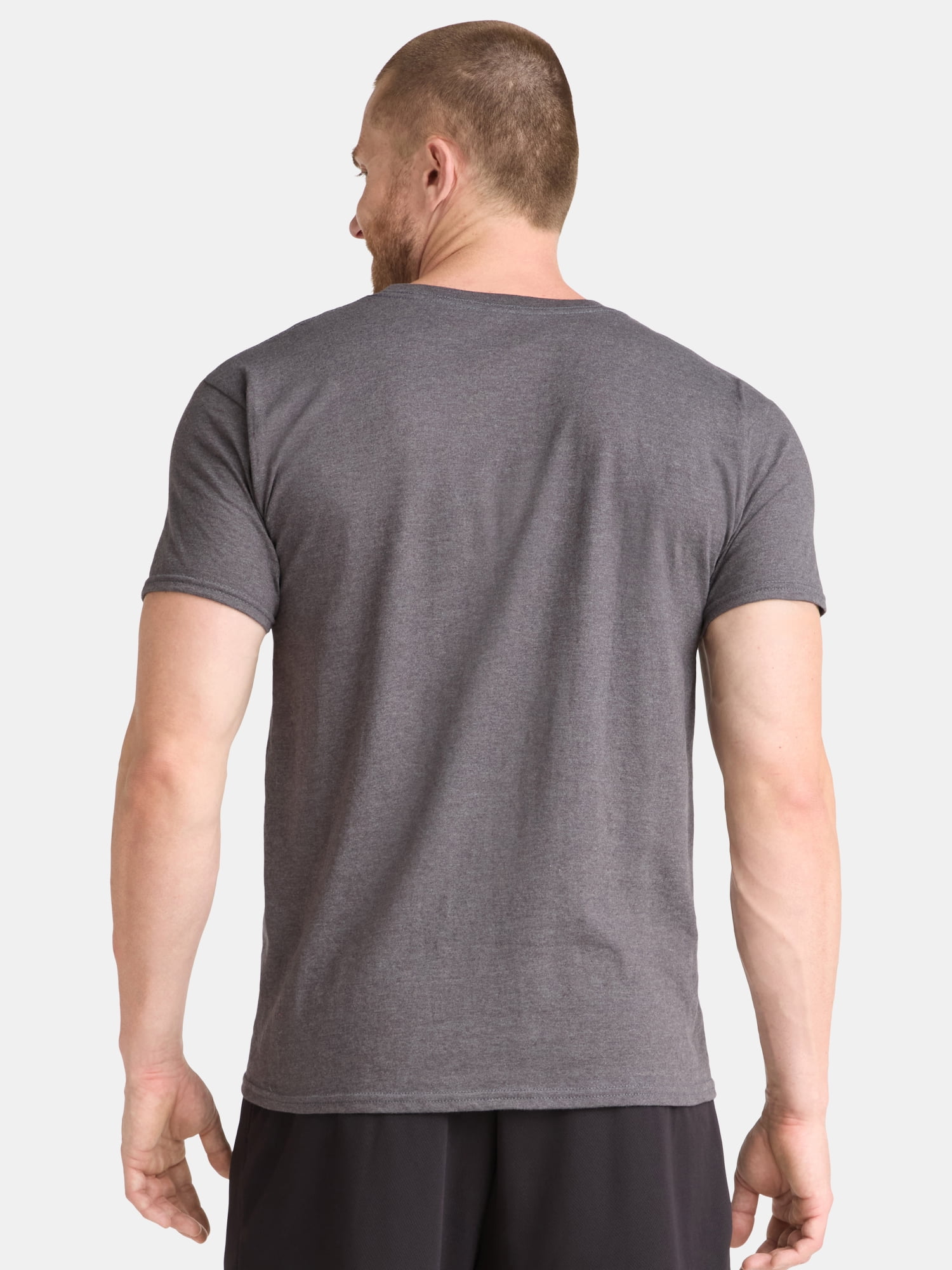 Athletic Works Men's and Big Men's Cotton Active Tee, 4-Pack, Sizes XS-5XL