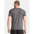 thumbnail image 2 of Athletic Works Men's and Big Men's Cotton Active Tee, 4-Pack, Sizes XS-5XL, 2 of 9