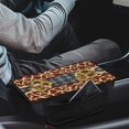 thumbnail image 3 of Uourmeti Car Center Console Cover Pad with Sunflower Giraffe Print, Soft Non-Slip Polyester Cover for Most Cars and SUV Interior, 3 of 6