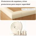 thumbnail image 2 of Protector de Bordes y Esquinas 7 Piezas, Protectores de Esquinas de Muebles, 2m Borde de Protección Anticolisión y 6 Protectores de Esquina, para Bordes de Escritorio, 2 of 4