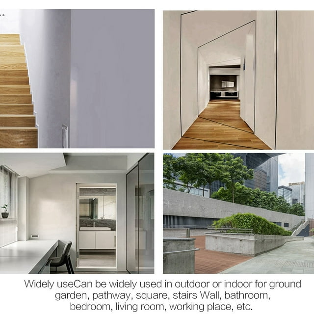Aplique de Pared Para Exterior, Lámpara de Pared LED de 6W, Lámpara de Aluminio, Luz Blanca Cálida para Jardín, Camino, Sala de Estar