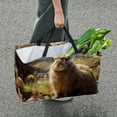 thumbnail image 7 of Easter Large Beach Bag with Storage Bins and Shopping Basket - Foldable Oxford Cloth Tote for Beach, Pool, and Laundry, 7 of 7