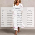 thumbnail image 3 of Guieoi Womens Dresses Plus Size Collared 3/4-Sleeve Side-Slit Floral Print Dress with Pockets Pink XXXXXL, 3 of 7