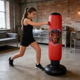 thumbnail image 3 of ERK 1Pcs Inflatable Punching For Adults And Kids With Stand Base Heavy Duty Training For Fitness Boxing MMA, 3 of 4