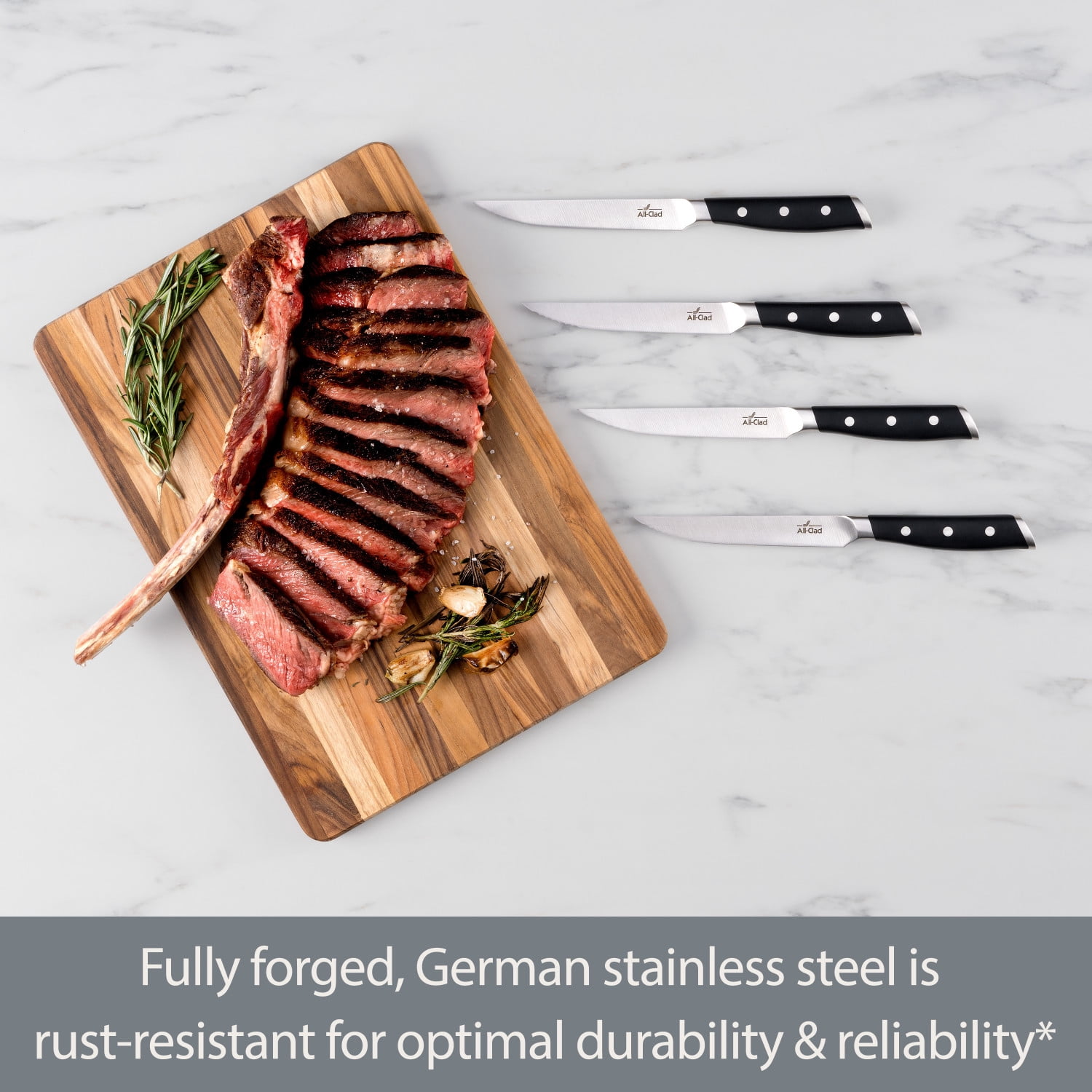All-Clad Forged Knives 4-piece Steak Knife Set