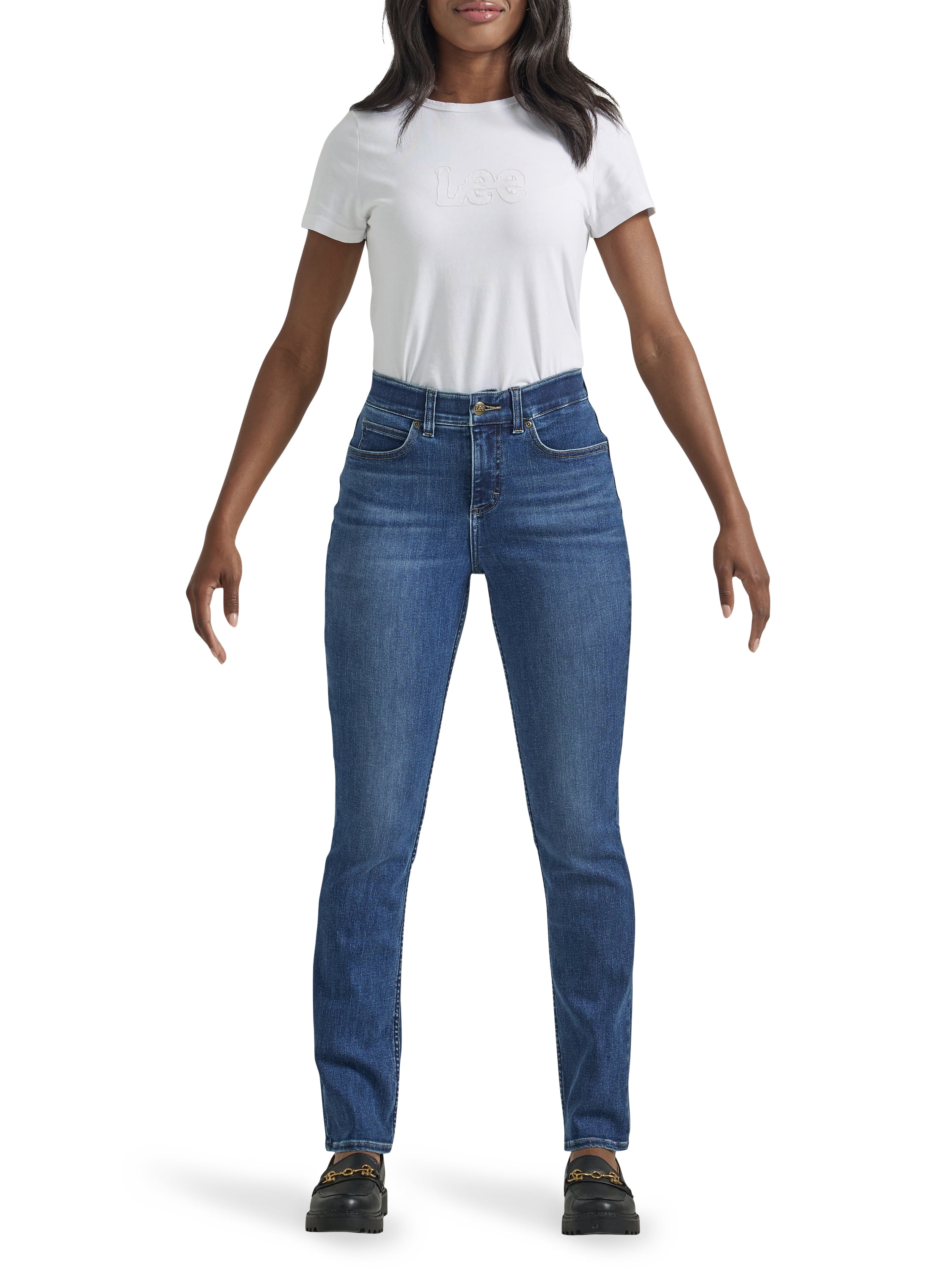 Lee® Women's Ultra Lux Comfort with Flex Motion Straight Leg Jean