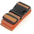 thumbnail image 3 of CHAO Paquete de 4 correas de equipaje para maletas, correas de viaje, accesorios, color naranja, 3 of 4