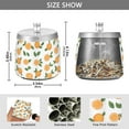 thumbnail image 2 of Yayeee Ashtray with Lid for Cigarette Smokeless Stainless Steel Home Ash Holder, Orange, 2 of 7