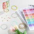 thumbnail image 4 of Funtopia Bracelet Making Kit, 40 Colors Glass Seed Beads for Jewelry Making with Letter Beads, Friendship Bracelet Kit, Jewelry Making Supplies DIY Craft Beads Set, Valentine's Day Gift, 3mm, 4 of 7