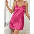 thumbnail image 2 of KISSGAL Sleeveless Nightgowns with Robes Set Satin Silk Bridal Party 3/4 Sleeves Bathrobes with Pocekts, 2 of 6