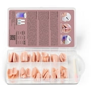Harmony Gelish Soft Gel Tips Pink Nude Medium Coffin 120CT #1270020