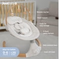 thumbnail image 3 of Columpio para bebé Jool Baby Nova Nature con juguetes de madera y Bluetooth, 3 of 8