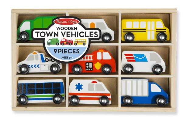 melissa & doug emergency vehicle set