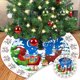 thumbnail image 1 of Teissuly Christmas Tree Skirt, Christmas Santa Claus Holiday Xmas Tree Skirt for Christmas Decorations Skirt Xmas Holiday New Year Party Tree Mat Decor Teissuly WER202310162560, 1 of 6