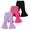 Purple, variant on Infant Girls Clothes Baby Girl Pants Toddler Leggings 3 Pack Flare Baby Pants 3 6 9 12 18 24 Months Bell-bottoms for Girls Black Apricot Brown