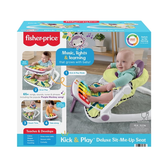 Silla para Bebé Mattel Fisher-Price con Bandeja de Monito