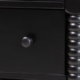 thumbnail image 4 of Baxton Studio Braith Farmhouse Black Spindle Wood 7-Drawer Dresser, 4 of 6