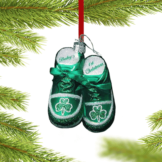 Irish Baby's 1st Christmas (Green) Christmas Ornament, Only - Walmart.com