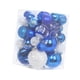thumbnail image 4 of 36x Adornos para árbol de Navidad Bolas decorativas de Navidad Adornos de Navidad 4 cm 6 cm 8 cm Navidad Blanco Azul, 4 of 9