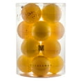 thumbnail image 3 of Vickerman 3" Yellow 4-Finish Ball Ornament Assortment, 16 per Box, 3 of 6