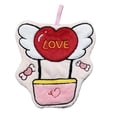 thumbnail image 2 of Uuiauoio Happy Valentine's Day Hanging Kitchen Towels Love Hand Towel with Hanging Loop Heart Bath Tie Towel Soft Absorbent Dish Tea Towels for Bathroom, 2 of 6