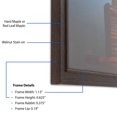 thumbnail image 3 of ArtToFrames 22" x 28" Walnut Picture Frame, 22x28 inch Brown MDF Poster Frame (WOM-4106), 2 Pack, 3 of 8