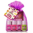 thumbnail image 1 of Set de esmaltes de uñas Piggy Paint Cutie Fruity de 7 ml x 4 con decoración de uñas, 1 of 9