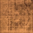 thumbnail image 1 of Ahgly Company Indoor Square Oriental Orange Industrial Area Rugs, 5' Square, 1 of 4