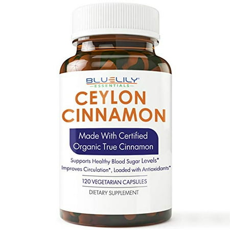 Organic Ceylon Cinnamon Supplement Veg Capsules 1200