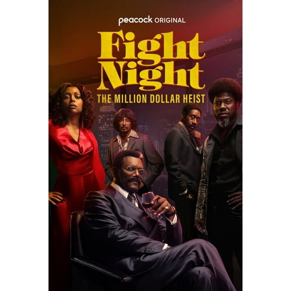 Fight Night The Million Dollar Heist Poster 11x17in Multi Color Rectangle Bad Dog Posters