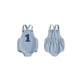 thumbnail image 2 of BemeyourBBs Infant Baby Boy Girl First Birthday Outfit  one-piece  Romper Overalls 1st Years Old Birthday Clothes Loose Fit Number Print Sleeveless Bodysuit Playsuit Jumpsuit, 2 of 9