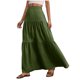 thumbnail image 1 of Faldas Elásticas de la Cintura para las Mujeres Color Sólido de la Longitud Del Tobillo de la Falda Maxi Casual Spring, Faldas Casuales para las Mujeres de Verano, 1 of 9