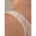 thumbnail image 5 of Supreme Comfort Posture Support Bra, Adjustable Padded Straps, Front Closure, Breathable Mesh - Large, Beige, 5 of 9