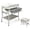 Cat, variant on 2 in 1 Baby Bathtub with Changing Table, Wanan Waterproof Diaper Changing Station Portable Changing Table