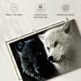 thumbnail image 6 of Elephant Stock Tale Of Two Wolves Wall Art - Horizontal Canvas Wall Art - Living Room Wall Decor - Animal Canvas - Black And Gray Decor - 12" x 8", 6 of 8