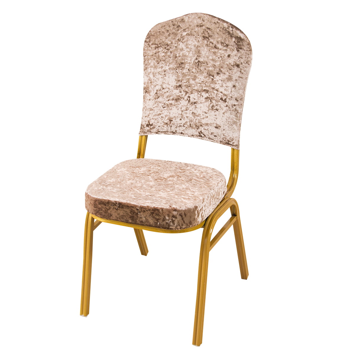 1-10 Split Velvet Split Chiavari Chair Cover Stretch Seat Covers Home Slipcover 