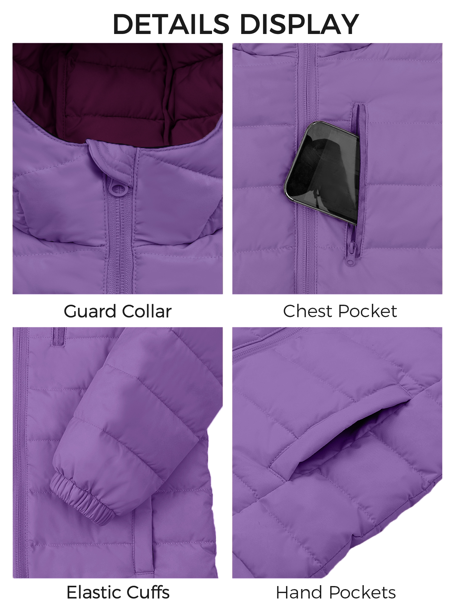 Wantdo Girl's Lightweight Winter Puffer Jacket photo 4