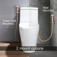 thumbnail image 4 of Stainless Steel Handheld Toilet Bidet Sprayer Set , Bidet Attachment Accessory Kit,Wall Mounted /Toilet Tank Mounted,Muslim Shower for Self Cleaning,Gold, 4 of 9