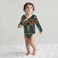 thumbnail image 4 of Xecao Owl In Blue Print Baby unisex-baby Cotton Long-sleeve Bodysuits-2 Years, 4 of 6