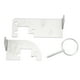 thumbnail image 2 of Dispositivo de protección de puerta, protección contra robos de puerta de caravana Dispositivo de seguridad de puerta de caravana Dispositivo de pinchazo de puerta Lograr más, 2 of 8