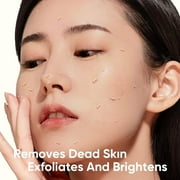 Mooyam Lemon Exfoliating Brightening Gel for Face & Body, Deep Cleansing Moisturizing Scrub, Gentle Exfoliation, Smooth Skin for All Skin Types 3.38 oz