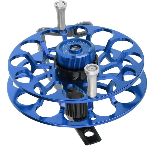 Hand Turned Wind Fire Wheel, Portable And Light Fishing Wind Fire Wheel For Wind Fire Wheel Blue