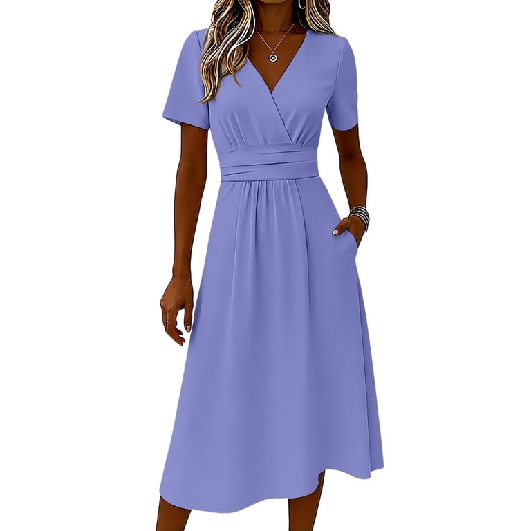 fitted dress with flared hem On the Town Fitted Flare Midi Dress
