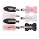 thumbnail image 1 of 7pcs Pinza De Pelo De Plástico Color Mezclado Sin Doblar El Pelo Clips De Pelo Pin De Pelo Inconsútil Para El Hogar O Salón Sunnimix Pinzas para el cabello sin doblar, 1 of 8